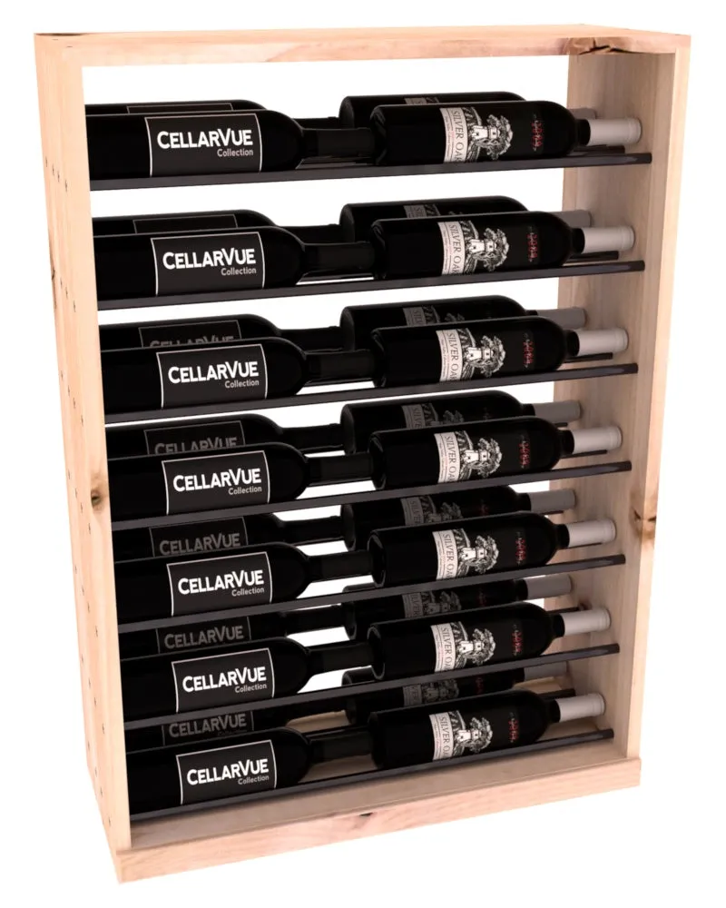 InstaCellar - 26" Horizontal Base Display - Gunmetal Rods