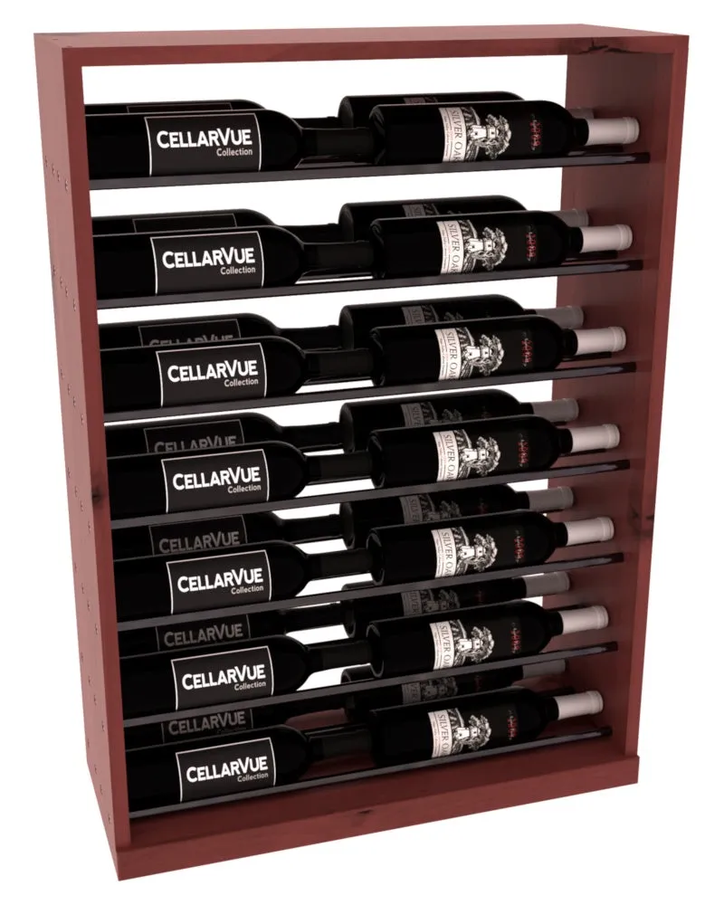 InstaCellar - 26" Horizontal Base Display - Gunmetal Rods