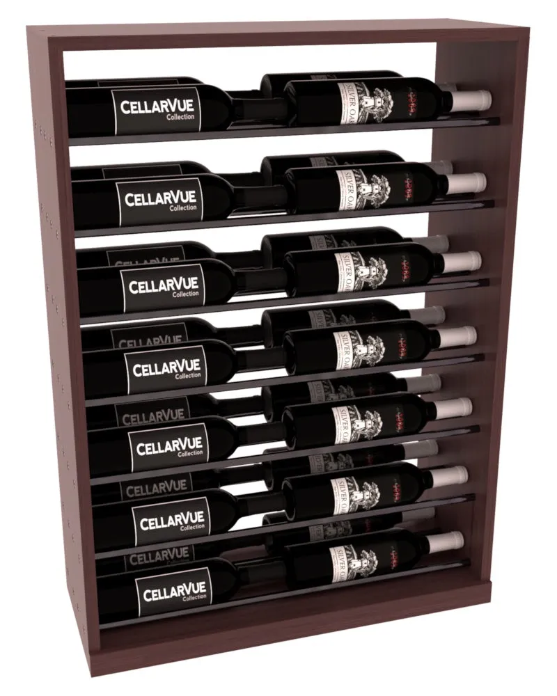 InstaCellar - 26" Horizontal Base Display - Gunmetal Rods