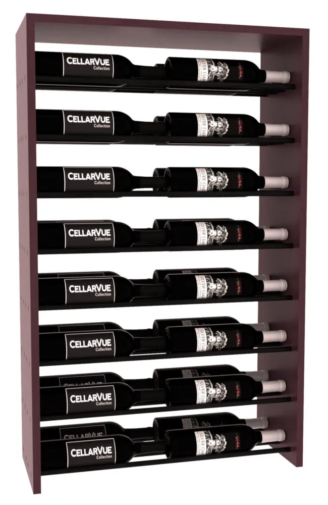 InstaCellar - 26" Horizontal Double Deep Top Display - Black Metal Rods