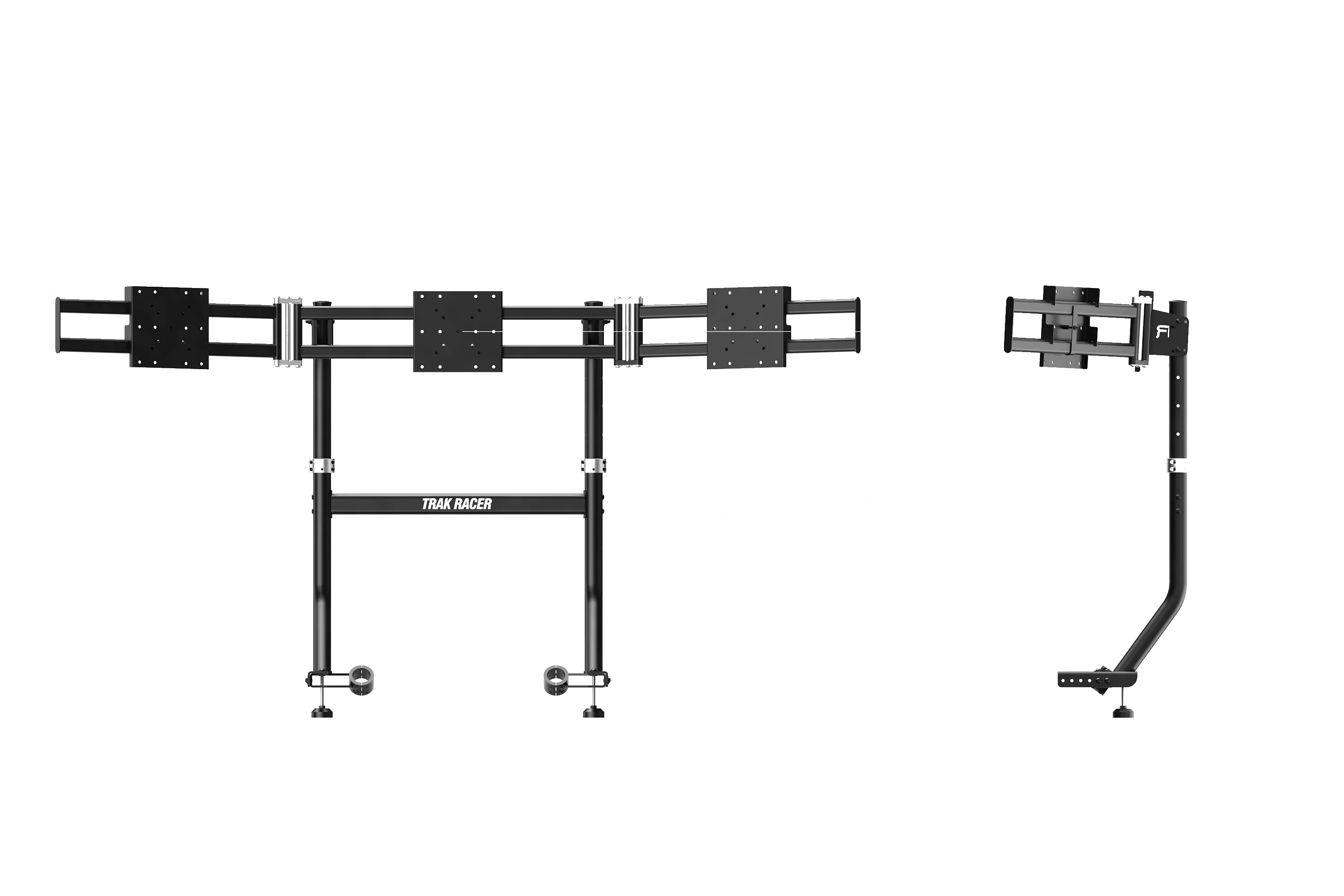 Integrated Triple Monitor Stand for Trak Racer TR8 PRO