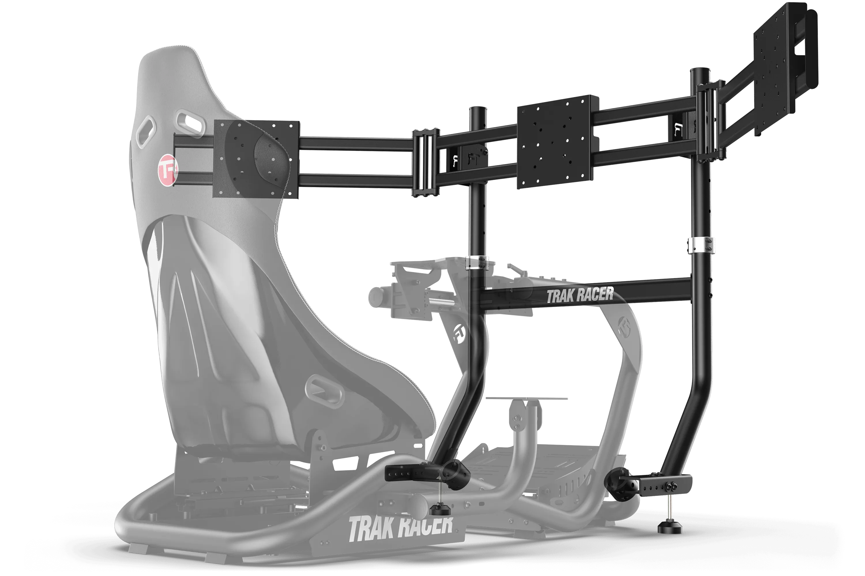 Integrated Triple Monitor Stand for Trak Racer TR8 PRO