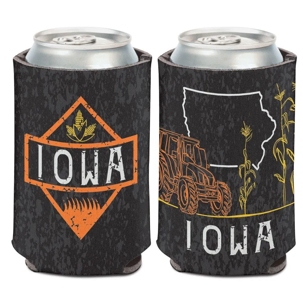Iowa Farming Tractor & Corn Fields WinCraft Neoprene Drink Can Cooler