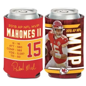Kansas City Chiefs Patrick Mahomes II #15 2018 AP NFL MVP Stats Can Cooler