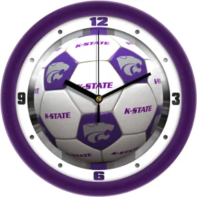 Kansas State Wall Clock - Soccer Kansas State Wall Clock - Soccer