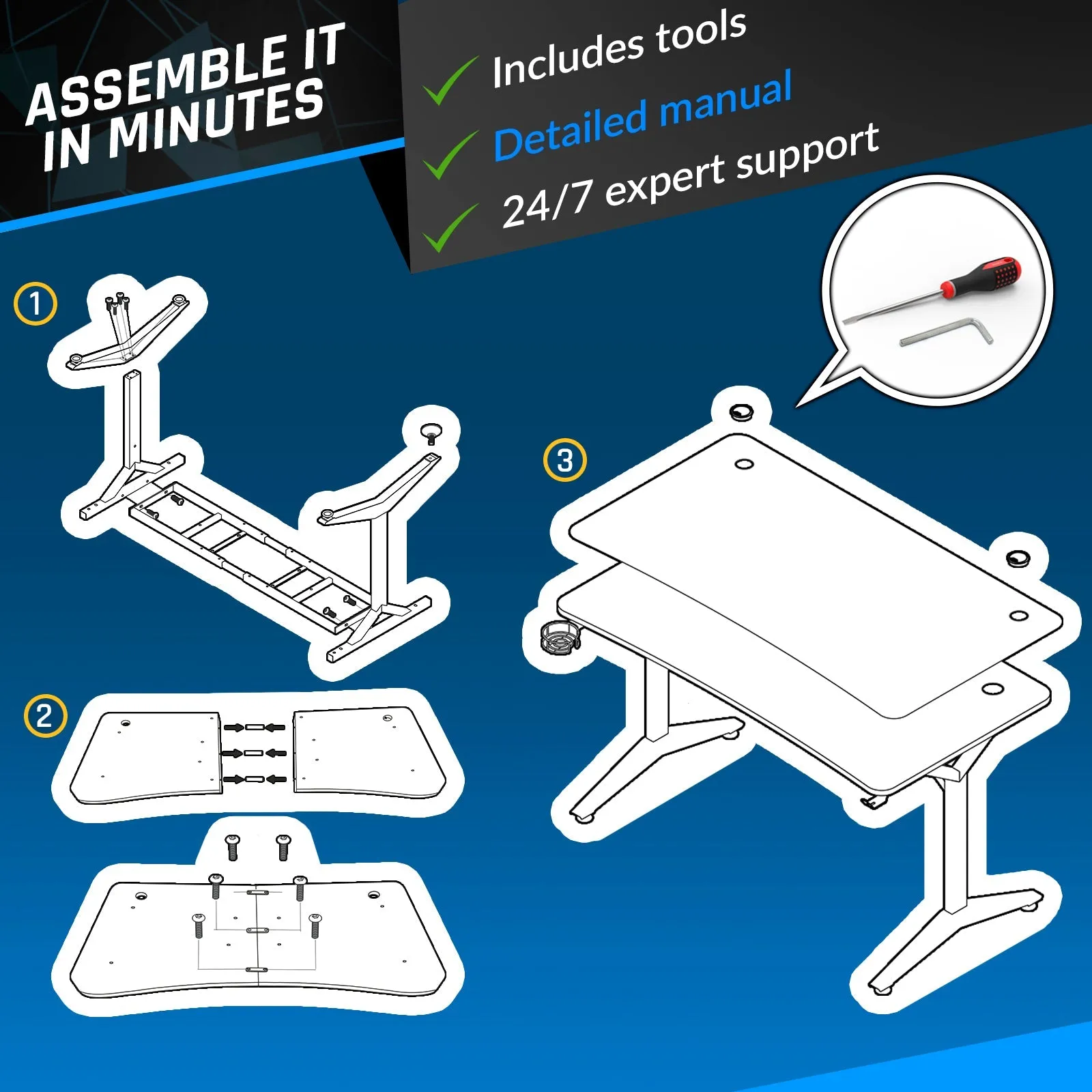 KLIM K152 Gaming Desk