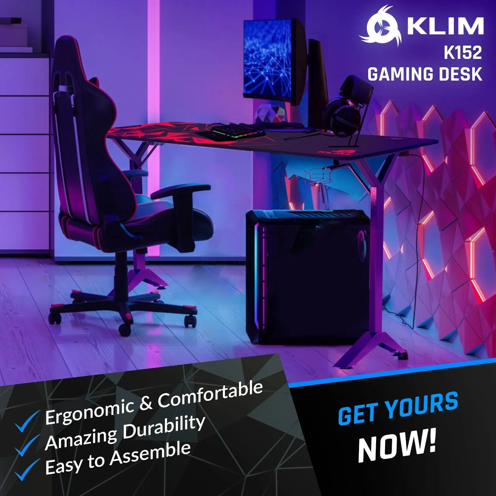 KLIM K152 Gaming Desk
