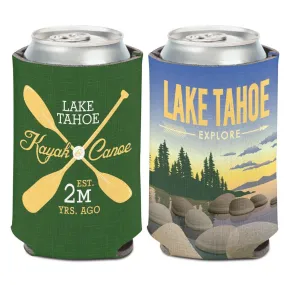Lake Tahoe Sierra Nevada Mountains Kayak Canoe Drink Can Cooler