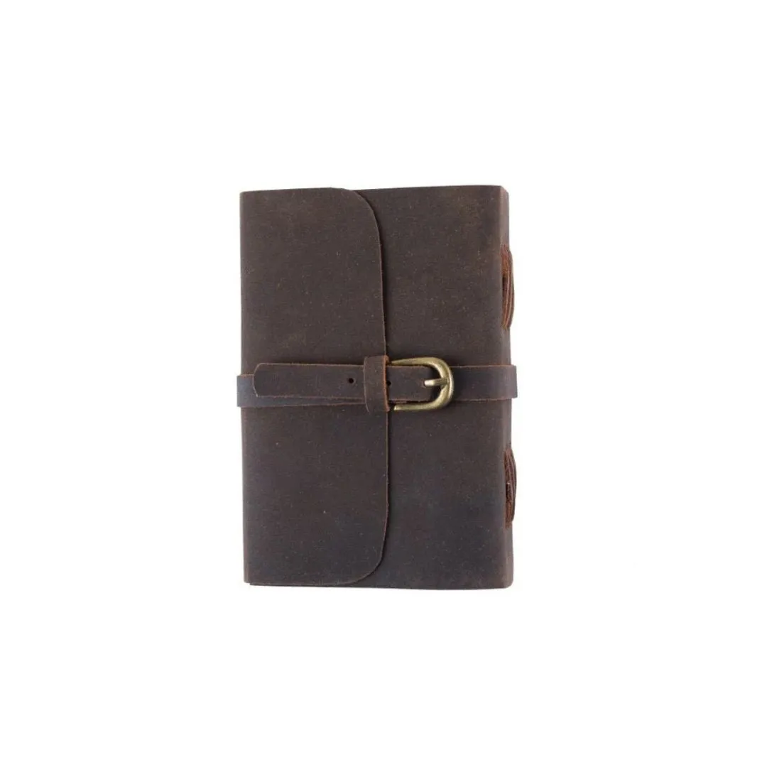 Leather Journal - Buckle A6 Unlined