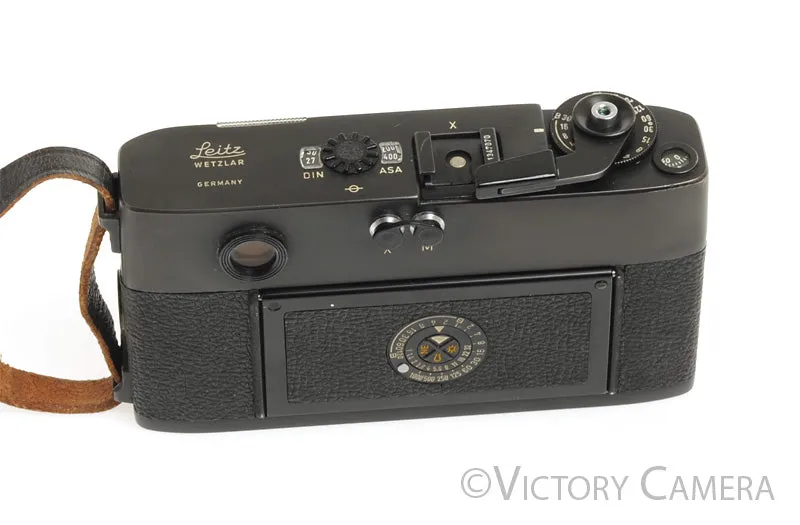 Leica Leitz M5 2 Lug Black 35mm Rangefinder Camera Body -Patch Delam.- [Good]