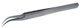 Lindstrom 7-TA High Precision Titanium Tweezer with Curved, Fine, Pointed Tips