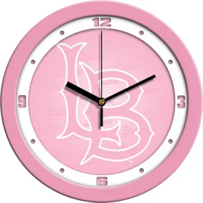 Long Beach State Wall Clock - Pink