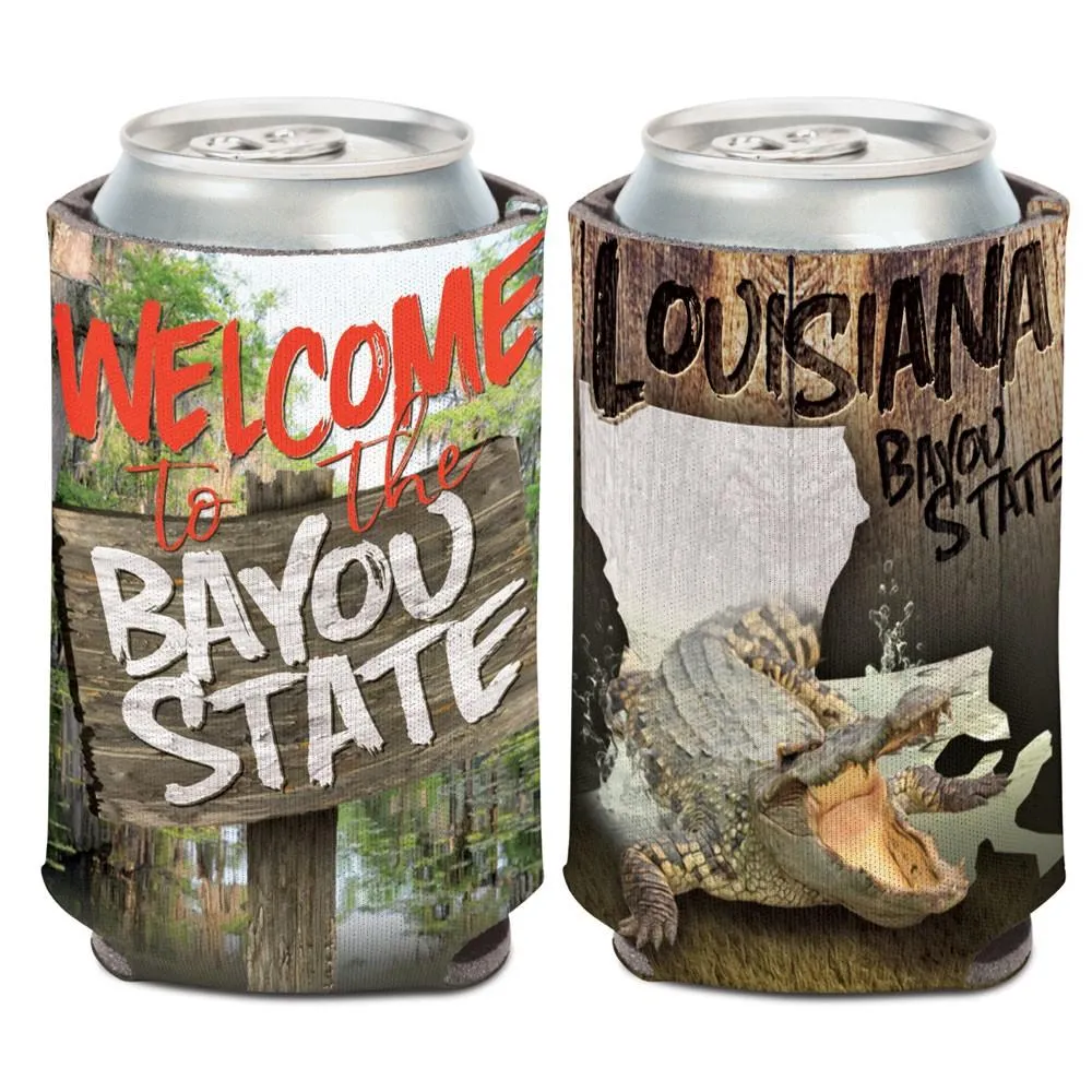 Louisiana "Welcome to the Bayou State" WinCraft Neoprene Drink Can Cooler