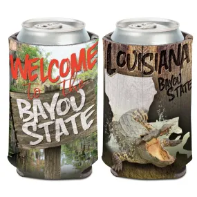Louisiana "Welcome to the Bayou State" WinCraft Neoprene Drink Can Cooler