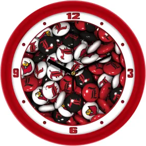 Louisville Cardinals Wall Clock - Candy