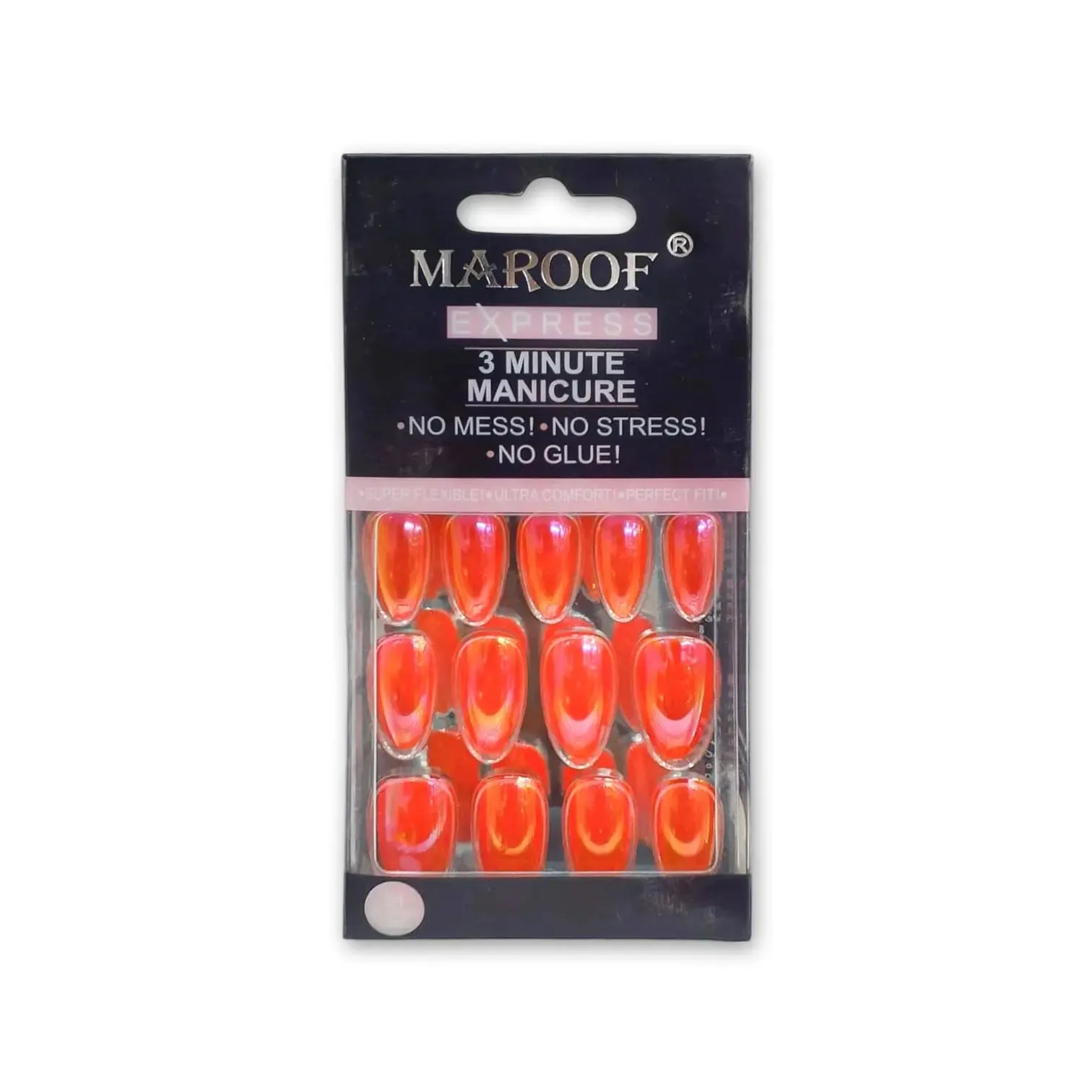 Maroof Express 3 Minute Manicure Curved Nails 24pcs