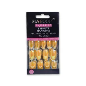Maroof Express 3 Minute Manicure Curved Nails 24pcs