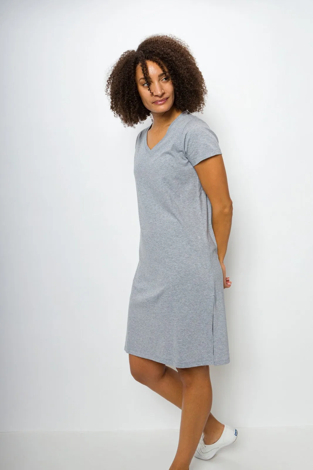 Midi | Women's Short Sleeve Tee Dress