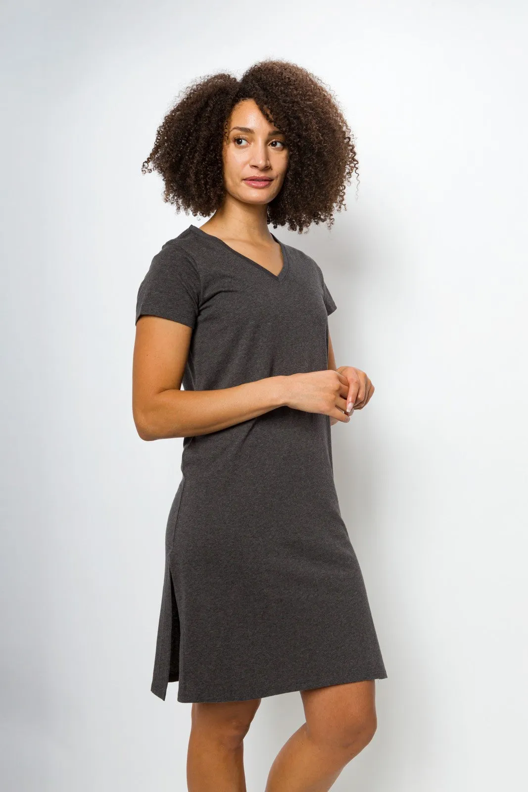 Midi | Women's Short Sleeve Tee Dress