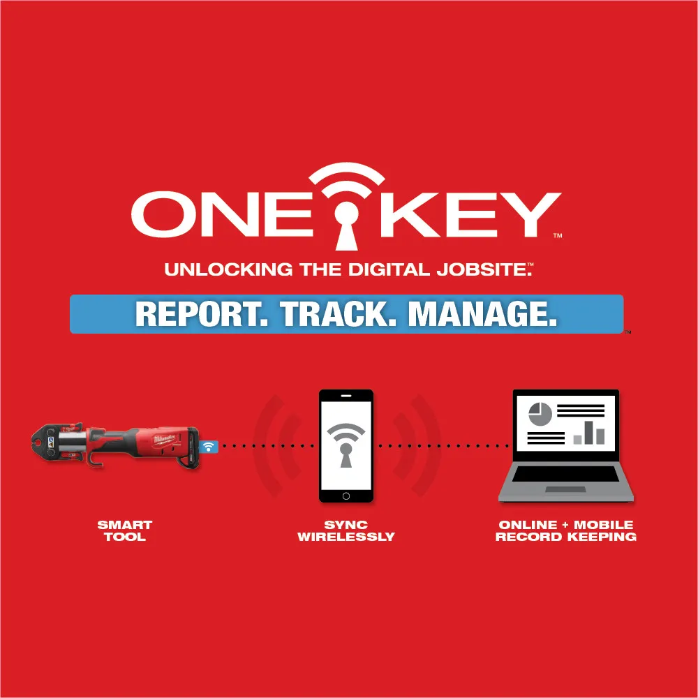 Milwaukee M18 Force 4" Logic Press Tool with One-Key
