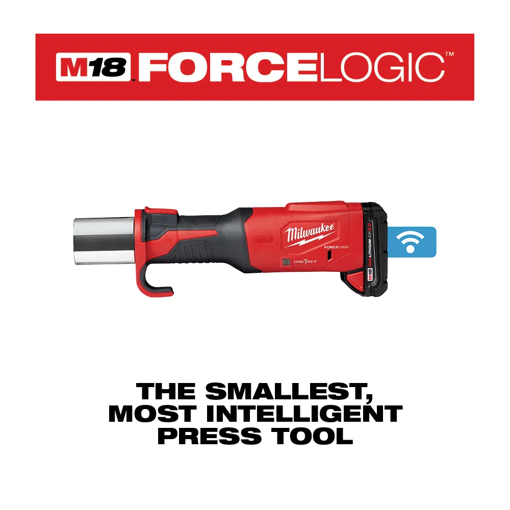 Milwaukee M18 Force 4" Logic Press Tool with One-Key