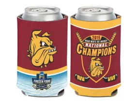Minnesota Duluth Bulldogs 2019 Men's Frozen Four Champions Can Cooler