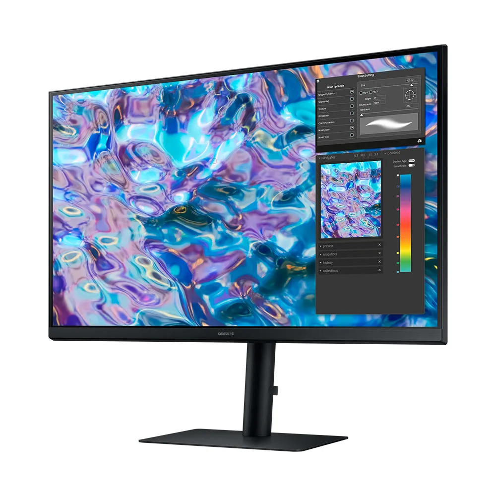 Monitor Samsung S27B612EQC, 27", 2560 x 1440, 75 Hz, IPS, black