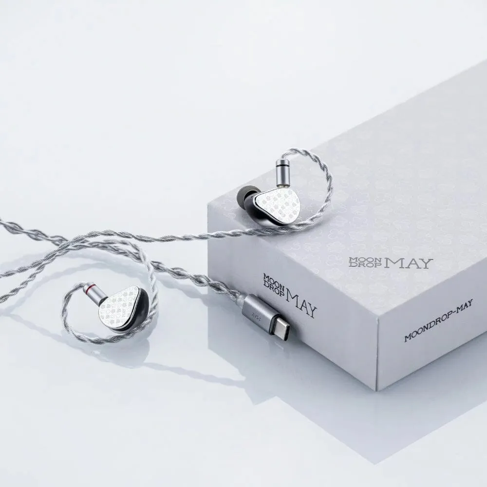 Moondrop May DSP Fully Balanced DD Planar Hybrid Drivers HiFi IEMs