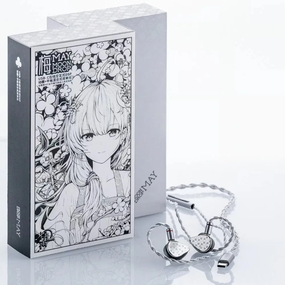 Moondrop May DSP Fully Balanced DD Planar Hybrid Drivers HiFi IEMs
