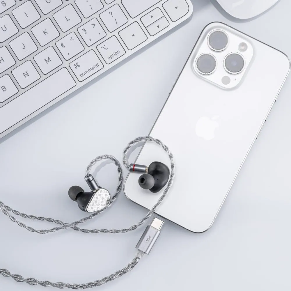 Moondrop May DSP Fully Balanced DD Planar Hybrid Drivers HiFi IEMs