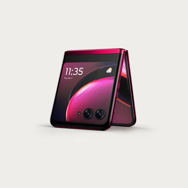 Motorola Razr 40 Ultra 5G (256GB, Magenta, Special Import)