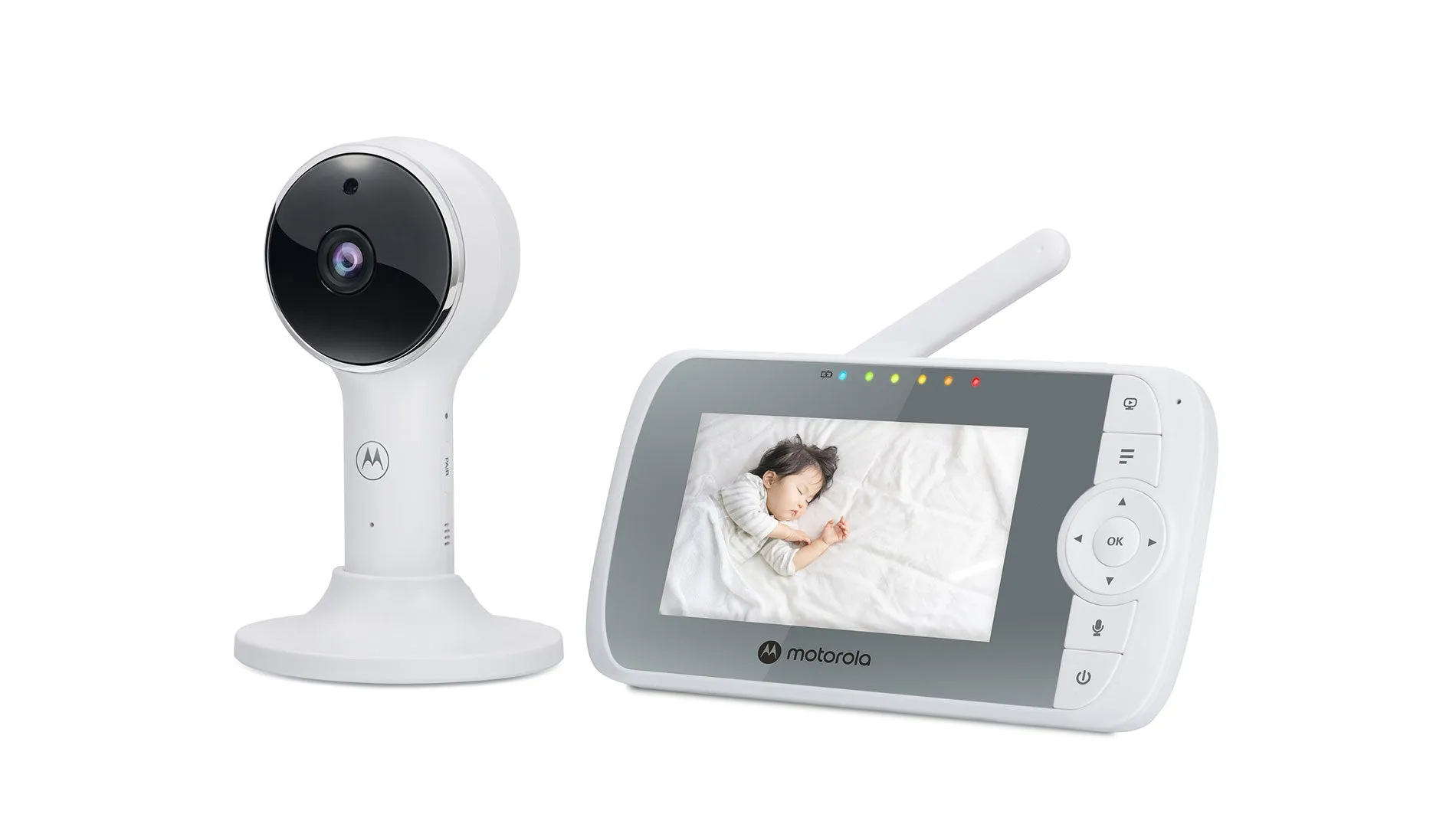 Motorola VM64 Connect 4.3" Connected Manual Pan/Tilt 1080p Video Baby Monitor