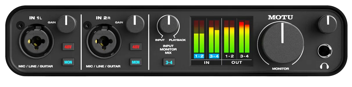 MOTU M4 - 4x4 USB-C Audio Interface
