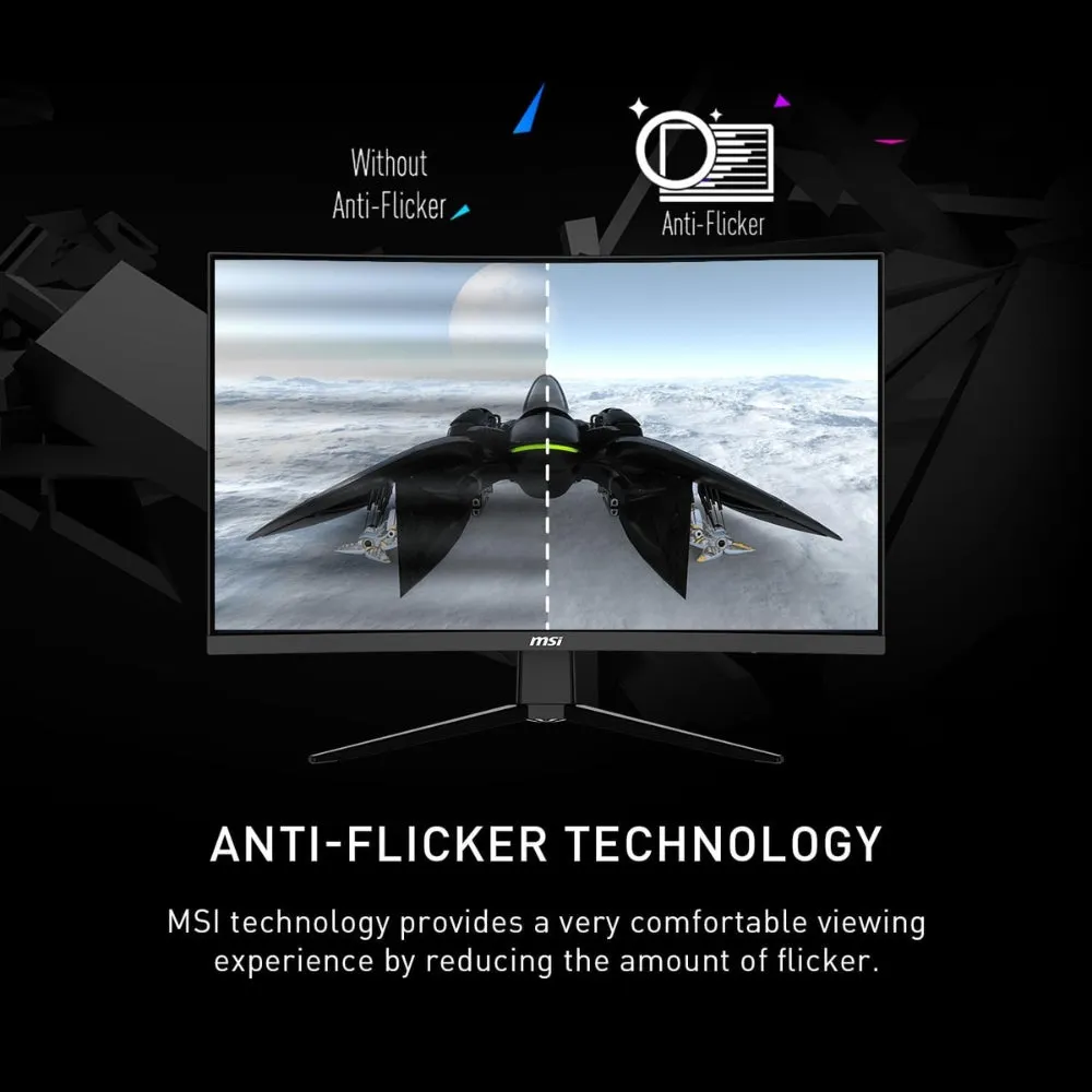 MSI 27 inch G273CQ Gaming Monitor | 2560 x 1440 (QHD) | 170Hz | FreeSync Premium, HDR Ready | HDMI, Displayport
