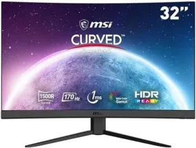 MSI LED Monitor G32CQ4 E2 32 Inch QHD 2560 x 1440 170Hz