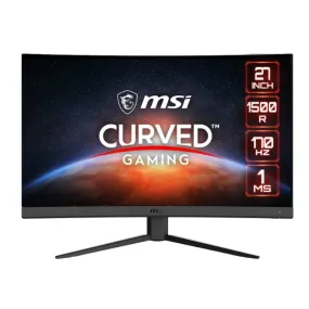 Msi Optix G27 Cq4 E2 Curved Gaming Monitor 170 Hz Va Anit Glare Free Sync 27" 1500 R Black G27 Cq4 E2