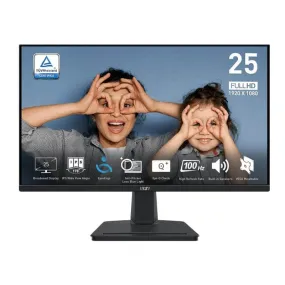 Msi Pro Mp251 Professional Monitor 1920x1080 (Fhd) Ips 1ms 100 Hz Hdmi Black Promp251