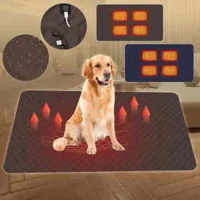 Multifunctional Portable Pet Intelligent Heating Pad USB Charging Indoor Lawn Camping Travel