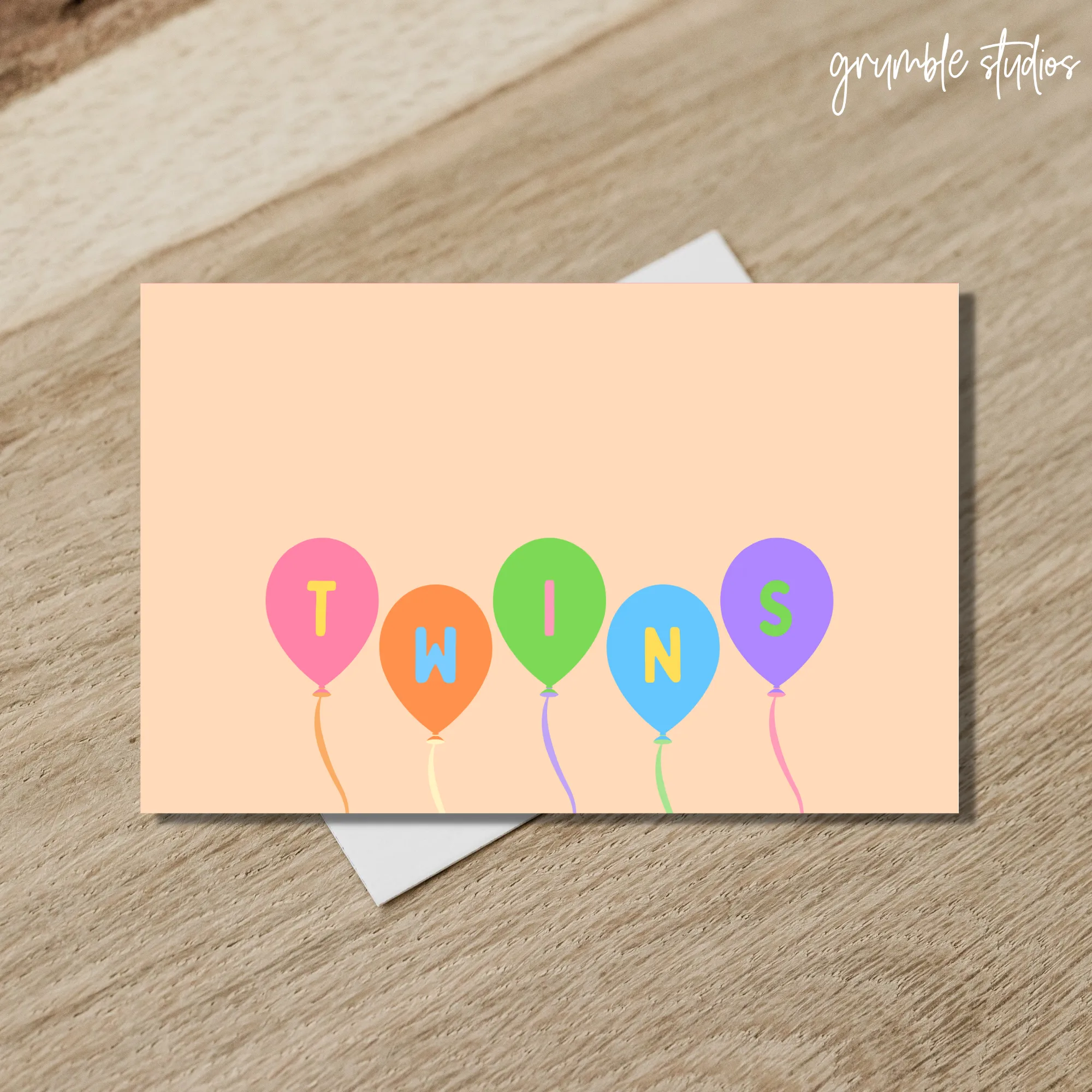 New Baby Twins Card