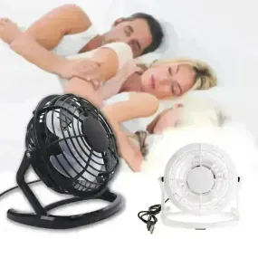 New Mini Portable Super Mute USB Fan Desk Cooling Laptop Notebook PC Fan Cooler Drop Shipping