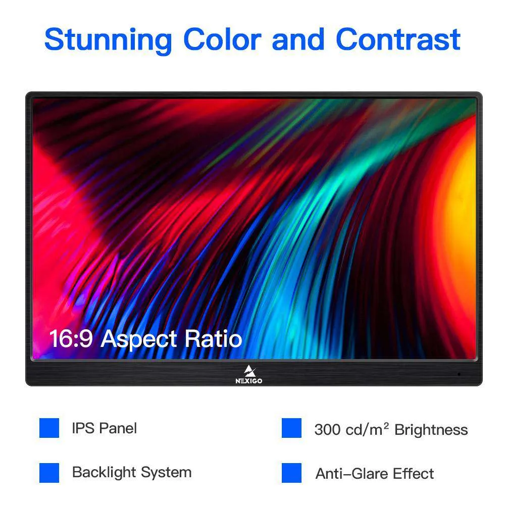 NexiGo NG15FG 15.6 Inch 144Hz Portable Monitor