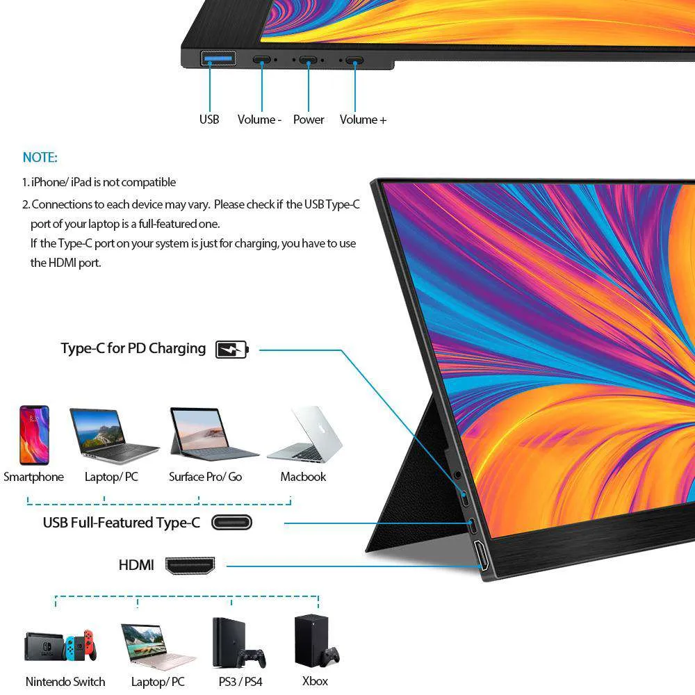 NexiGo NG15FG 15.6 Inch 144Hz Portable Monitor