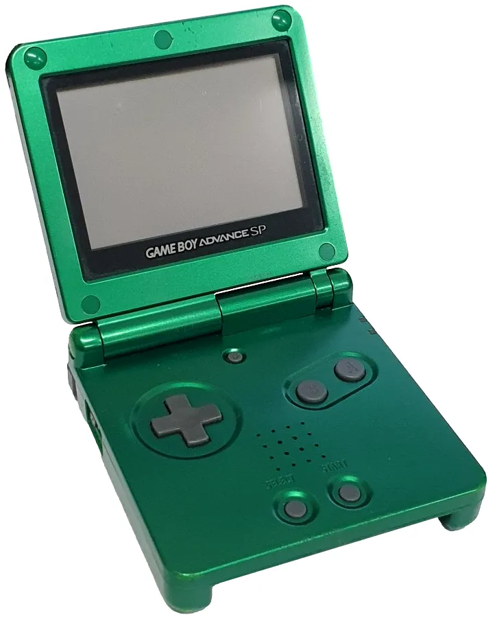 Nintendo Gameboy Advance SP Emerald Green Limited Edition    USB Charger (Pre-Owned)