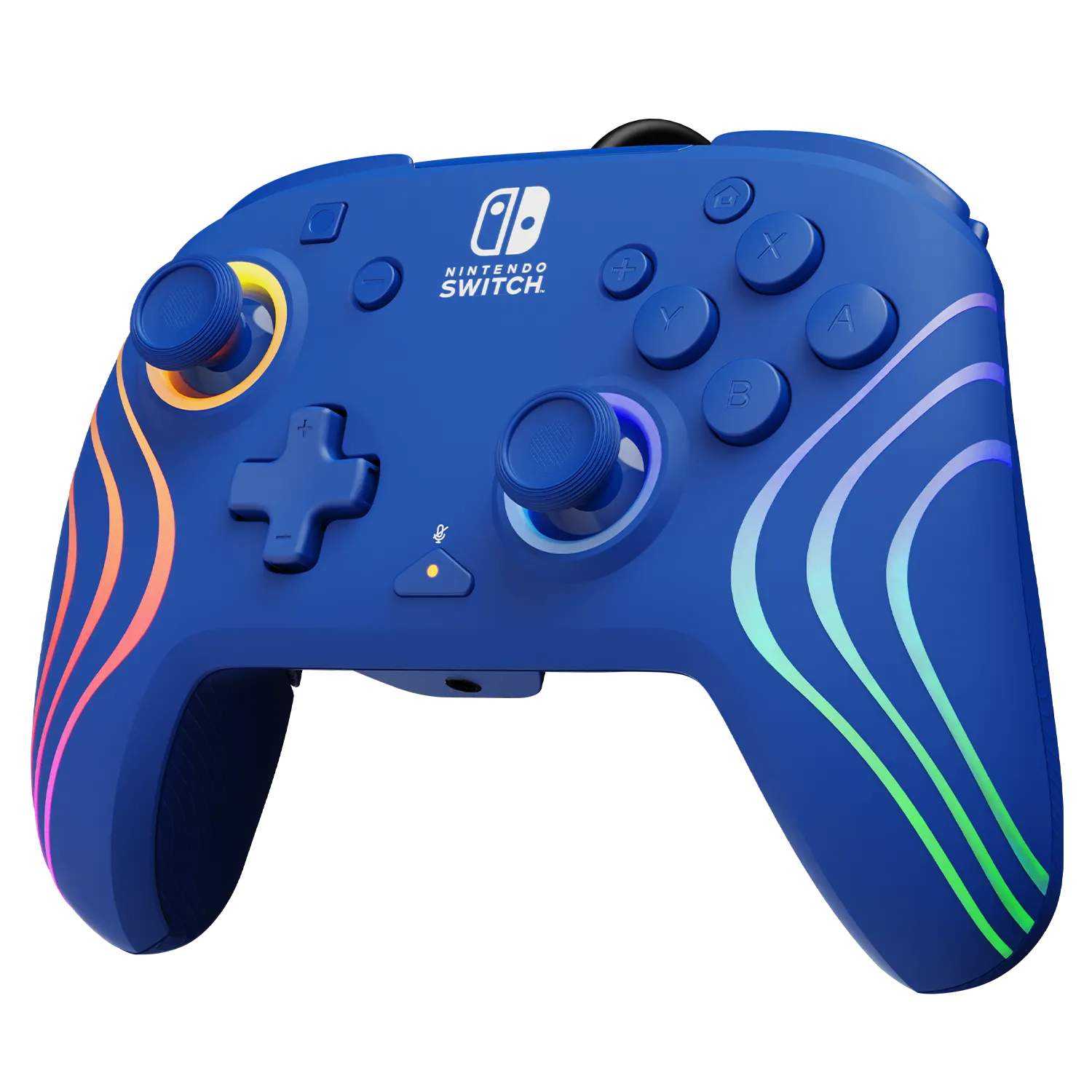 Nintendo Switch Blue Afterglow Wave Wired Controller