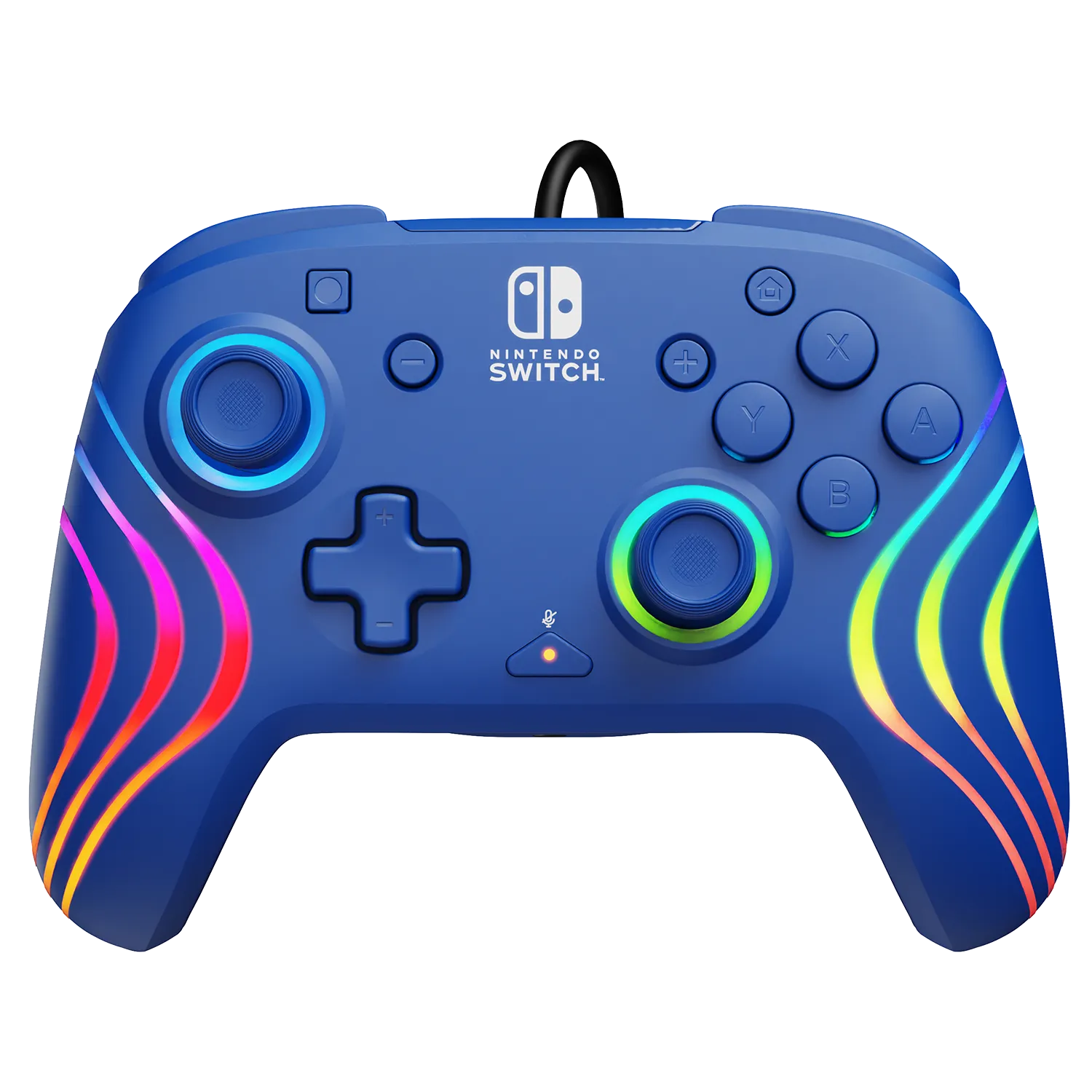 Nintendo Switch Blue Afterglow Wave Wired Controller