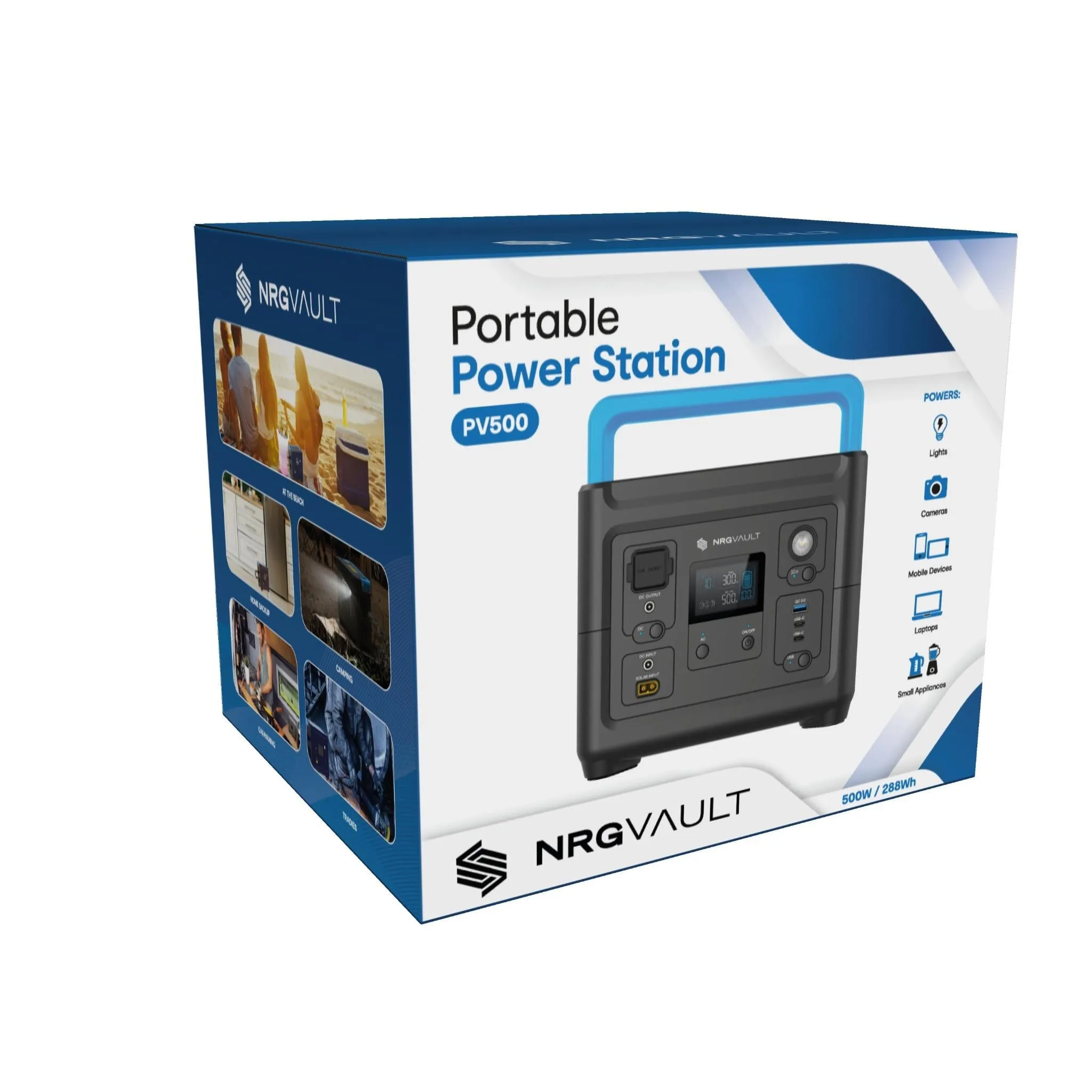 NRG Vault PV500 500W Portable Power Station