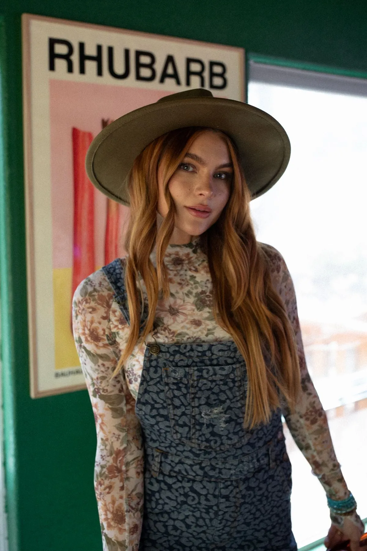 On A Journey Wide Brim Hat - Olive