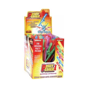Party Pecker Sipping Straws Display