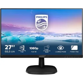 Philips 273V7QJAB - 27 Inch FHD Monitor (1920 x 1080, IPS, 5ms, HDMI/VGA/DVI)