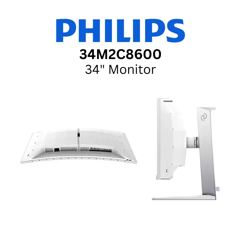 Philips 34M2C8600 34" QD OLED Panel 3440 x 1440 DP 175Hz EVNIA Curved Gaming Monitor / 0.03 ms / HDMI /DP 1.4
